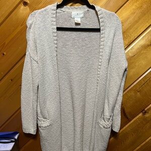 Ruby Moon Cream Open-Front Cardigan